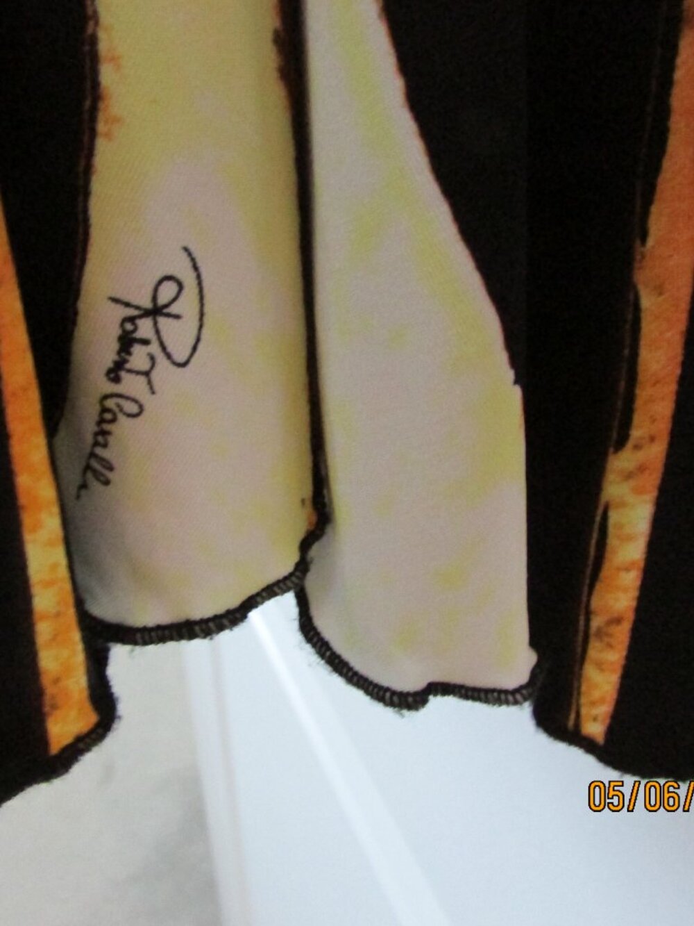 Vintage NWT 2006 Roberto Cavalli Ray of Gold Sun Mini Halter Dress XL - Picture 6 of 15
